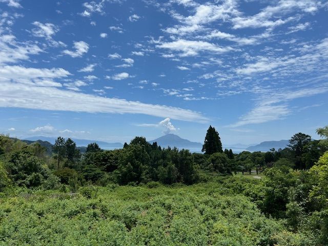 最近よく噴火する桜島